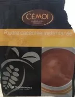 Mängden socker i Cacao en poudre