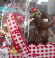 Mängden socker i Le Lapin Vichy chocolat noir avec œufs pralinés