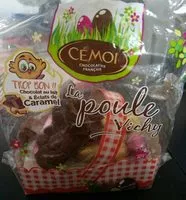 Mängden socker i La Poule Vichy chocolat au lait caramel avec œufs pralinés