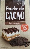 Mängden socker i Poudre de cacao non sucrée
