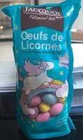 Mängden socker i Oeufs de Licornes saveurs Fraise, Banane & Cola