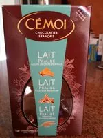 Mängden socker i Les oeufs dégustation lait praliné