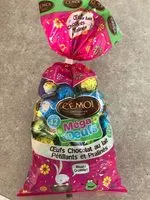 Mängden socker i Oeufs chocolat au lait