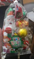 Mängden socker i Moulages Pere Noel et 6 decors sapin en chocolat au lait