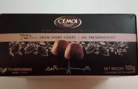 Mängden socker i Truffes au chocolat noir