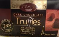 Mängden socker i Truffes chocolats