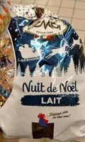 Mängden socker i Nuit de Noël lait