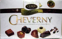 Mängden socker i Cheverny Assortiment de chocolats au lait noirs et blancs Cémoi