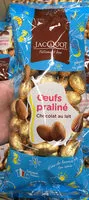 Mängden socker i Œufs Praliné Chocolat au Lait