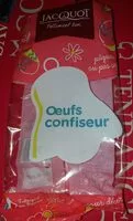 Mängden socker i Oeufs confiseurs