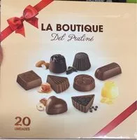 Mängden socker i La boutique del praline
