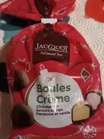 Mängden socker i Boules Crème, chocolat noir