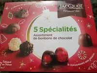 Mängden socker i Assortiment de bonbons de chocolat