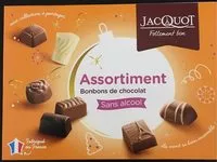 Mängden socker i Assortiment bonbons de chocolat sans alcool