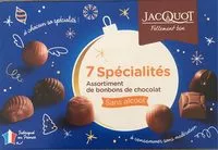 Mängden socker i 7 Spécialités - Assortiment de bonbons de chocolat