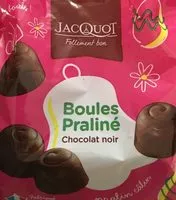 Mängden socker i Boules Praliné - Choco Noir