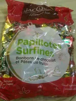 Mängden socker i Papillotes surfines JACQUOT