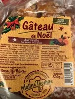 Mängden socker i Gâteau de Noël aux fruits