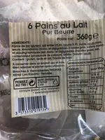 Mängden socker i 6 Pains au Lait Pur Beurre