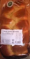 Mängden socker i Brioche Tressée Boulangère