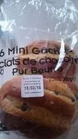 Mängden socker i Mini gâches aux éclats de chocolat noir pur beurre