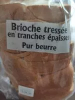 Mängden socker i Brioche tressée en tranches épaisses pur beurre