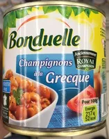 Mängden socker i Champignons à la Grecque