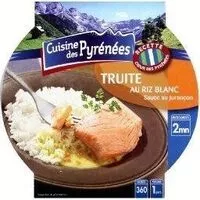 Mängden socker i Cuisine des Pyrenees, Truite au riz blanc, sauce au Jurancon,