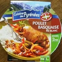 Mängden socker i Poulet basquaise, riz blanc, 300g