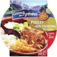 Mängden socker i Cuisine des Pyrenees, Poulet aux oignons et au riz blanc