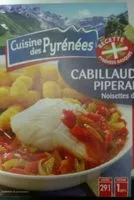 Mängden socker i Cabillaud piperade