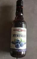 Mängden socker i Crème de myrtille