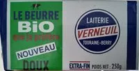 Mängden socker i Beurre bio laiterie verneuil