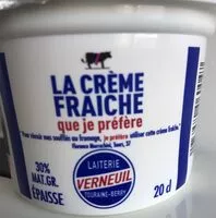 Mängden socker i Creme fraiche que je préfére