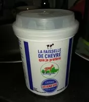 Mängden socker i Faisselle de chèvre que je préfère