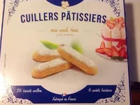 Mängden socker i Cuillers patissiers