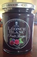 Mängden socker i 3 Fruits rouges 65%