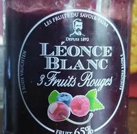 Mängden socker i Confiture 3 fruits rouges
