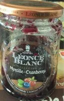 Mängden socker i Confiture myrtille cranberry