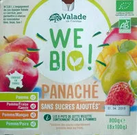 Mängden socker i Purée Pomme Panaché BIO Sans Sucres Ajoutés