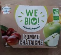 Mängden socker i Compote pomme châtaigne