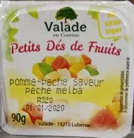 Mängden socker i Mouliné de fruit - Pomme Framboise