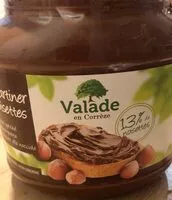 Mängden socker i Pâte a tartiner aux noisettes