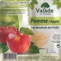 Mängden socker i Les moulinés de fruits