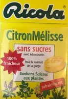 Mängden socker i CitronMélisse
