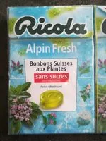Mängden socker i Alpin Fresh