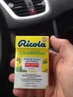 Mängden socker i Ricola citron mélisse