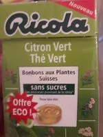 Mängden socker i Bonbons aux plantes suisses