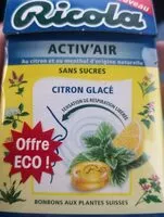 Mängden socker i Ricola citron givre