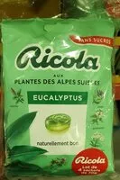 Mängden socker i Ricola aux plantes des Alpes suisses